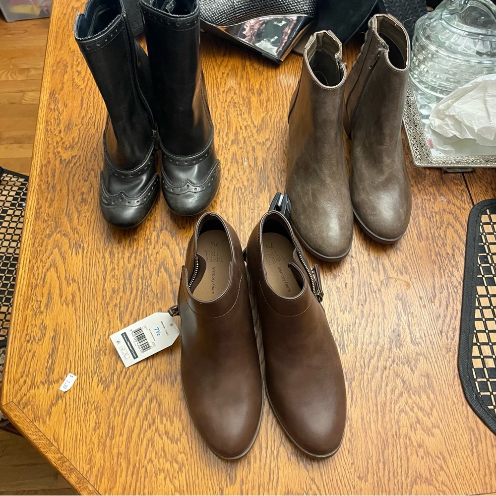 3 Pairs of Boots for $24